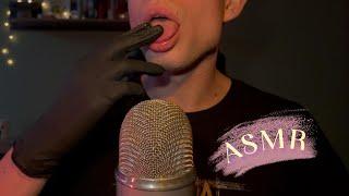 ASMR | Spit Painting w/ Gloves & Intense Mouth Sounds 