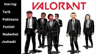 Tarik Smurfs With The Crew In Valorant (ft. Pokimane, Foolish, Nadeshot and Joshseki)