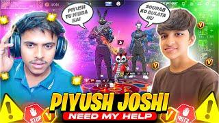 bunny bundle and Red criminal show emote on sourav joshi and piyush joshi  with his random friends