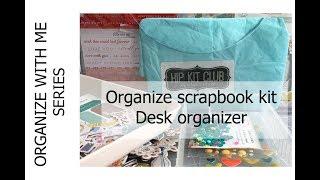 Scrapbook desk organizer hip Kit iris container stash kit scrapbooking organize