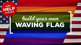 Waving Flags Maker After Effects Templates