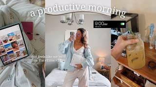 9am *productive* morning routine | journaling, building habits, & crochet update