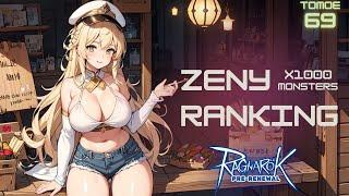 1000 Monsters yield how many Zenys? Ranked - Ragnarok PreRenewal