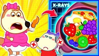 Don't Overeat, Lucy! Health Checkup | Good Habits for Kids  Wolfoo Kids Cartoon