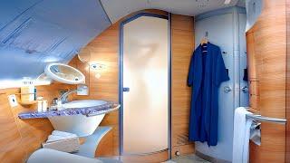 Emirates A380 First Class from Seoul to Dubai | In-flight Shower Experience  (Flight Review)