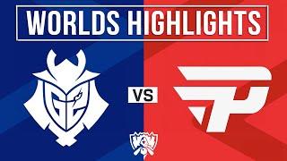 G2 vs PNG Full Highlights | Worlds 2024 Swiss Stage | G2 Esports vs paiN Gaming