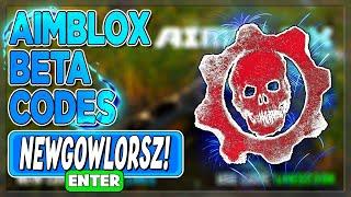 ALL ROBLOX [NEW GUN] Aimblox BETA SECRET *OP* CODES? on 2022