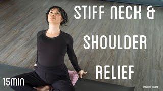 Relieve stiff neck and shoulders | seated 15min practice