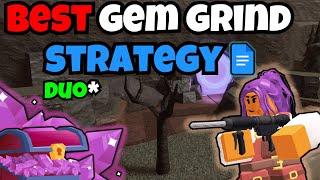 [GUIDE] BEST Gem GRIND Strategy and It's DUO! I Panko Warfare - Player 1 POV I TDS Roblox