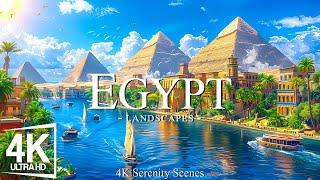 Egypt 4K - Exploration of Ancient Mysteries and Majestic Landscapes with Calming Music - 4K UHD