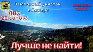 Земельный участок в Адлере 20 соток!!! Идеальный во всем. Лучшие виды! #землявсочи #землявадлере