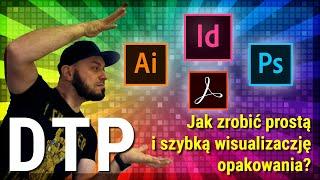 Kurs DTP | Praktyka | Skład opakowania | Część 7 – Jak zrobić prostą i szybką wizualizację pudełka?