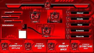 Top Twitch Overlay Design 124 Free Twitch Overlay Template