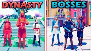 EAST DYNASTY vs BOSSES TEAM - Totally Accurate Battle Simulator | TABS