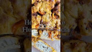 How to make fluffy focaccia #shorts #food #recipe #cooking