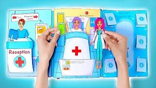  Let's Make Paper Hospital Playbook!‍️Easy & Educational DIY by Slick Slime Sam's Maker World