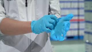 BluZen Blue Nitrile Gloves