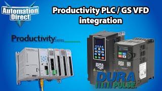 Productivity PLCs and Durapulse GS VFD Control from AutomationDirect