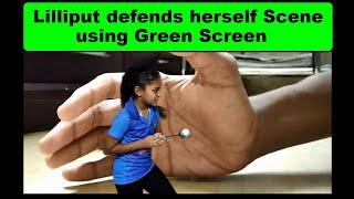 Lilliput defends herself Scene - using Green Screen - Fission Creations