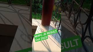 NHPC JE Out 2023 Junior Engineer #nhpcje #result #tranding