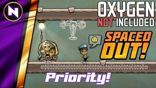 Making sense of PRIORITIES in Oxygen Not Included "Spaced Out" DLC | Tutorial/Guide