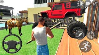 Indian Monster Truck and Horse Driving Simulator - Helicopter and Bikes Driving - Android Gameplay