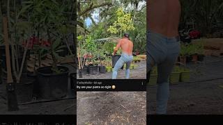 The secret to garden and homestead work #homestead #garden #chainsaw #humor #dirty #gardeningtips