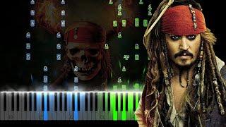 He's a Pirate (from Pirates of the Caribbean) - Piano Tutorial