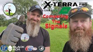 Nokta Simplex LITE Vs Minelab X-Terra Pro | Comparing the signals | Metal detecting UK