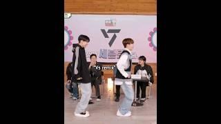 Seventeen being master in choreo remix... #seventeen #hoshi #seungkwan#wonwoo