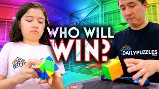 Can I Beat My Daughter In A Rubik’s Cube Competition?  Townsville Comp Vlog 2021