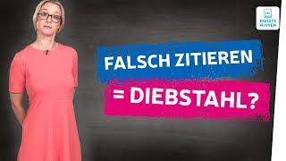 Richtig zitieren I So zitierst du richtig I Zitate Deutsch