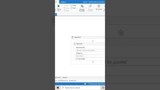 Read CSV In UiPath #shorts,#uipathshorts,#ytshorts