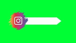 Green Screen Instagram Button Animation