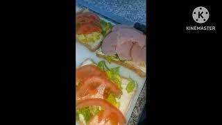 toste jambon et thon #اكلةخفيفة#