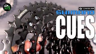 2 of 5 - Shimano CUES Cassette, New Shimano LINKGLIDE Design - U6000 Cassette 11-50T Quick Check