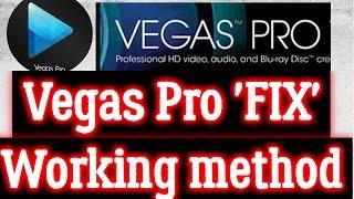 How to fix Vegas Pro 13 has stopped working- best method windown 8/8.1 10