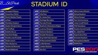 Stadiumpack PES 2017 Update 2024  Compatible all Patch