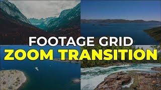 Footage Grid Zoom Transition in Premiere Pro 2023