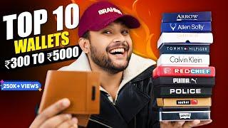 10 BEST WALLETS FOR MEN UNDER 500/1000 on Myntra  Wallet Haul Review 2024  | ONE CHANCE