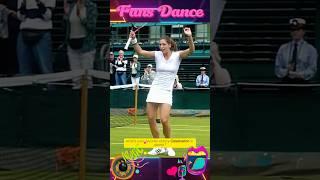 Andrea Petkovic Dances Her Way to Victory #remix #tennis #vibes #mashup #dance