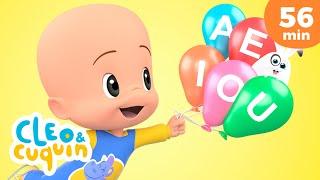 Learn the vowels with Cuquín's magic balloons !  | Educational Videos for Kids