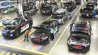 Inside US Billion $ Factory Producing Brand New Armored Police Vehicle - Production Line