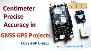 Get Centimeter Level Accuracy in your GPS GNSS Projects Using ZED F9P Application board