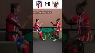 Atlético Madrid vs Athletic Club 1-0 highlights #atleticodemadrid #athletics  #realmadrid #laliga