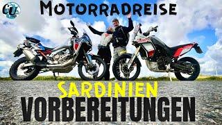 Motorradreise SARDINIEN ️  Vorbereitung und Planung