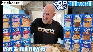 Pop Tarts REVIEW Part 3- Fun Flavors! I bought 18 flavors to see which ones are the BEST! brickeats