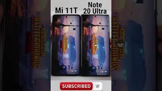 Mi 11T vs Note 20 Ultra PUBG TEST - | Random Videos on Internet #Short