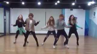 4minute 'What's Your Name?' mirrored Dance Practice.