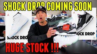 SHOCK DROP COMING SOON !!! CRAZY HUGE STOCK MILLIONS AND MILLIONS OF PAIRS